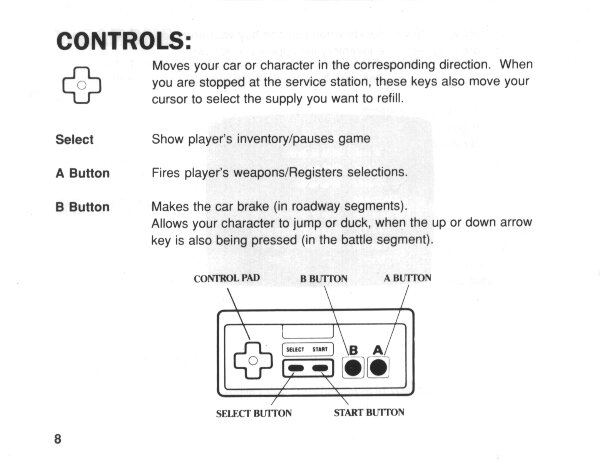 NES Mad Max Manual - Page 8